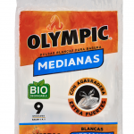 Bolsa Olympic blanca, mediana, 9u