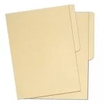 Facela folder manila carta, caja con 100 unds