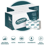 Amoos toalla de manos Interfoliada / 20 paquetes de 160 toallas doble hoja