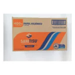 Papel higienico jumbo roll, caja de 6 rollos de 400 metros