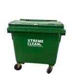 CARRO RECOLECTOR DE BASURA CON TAPA Y RUEDAS 1,100L