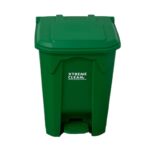 BASURERO PLASTICO CON TAPA Y PEDAL, 3 TAMAÑOS, 4 COLORES DISPONIBLES