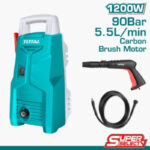 HIDROLAVADORA TOTAL 1200W, 1300PSI-MAX
