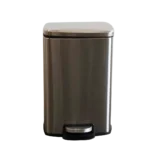 BAI6 BASURERO DE ACERO INOXIDABLE DE 5L RECTANGULAR