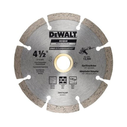 DISCO DIAMAN CONCR SEGMEN 4 12 DW47452HP® 430x430 - DEWALT CAJA HERRAM L RESIST 2.0 21.26″ DWST08300