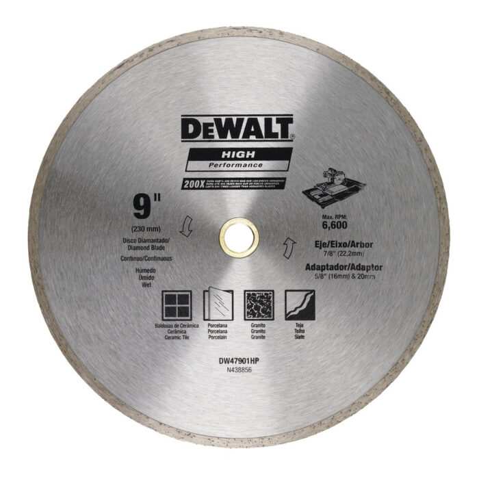 DISCO DIAMANTADO CONCRETO CONTINUO 9 DW47901HP® - DEWALT DISCO DIAMANTADO CONCRETO CONTINUO 9 DW47901HP®