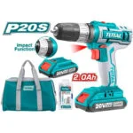 HE/TALADRO BATERIA TOTAL 20V 3/8 IMPAC C/ESTUCHE