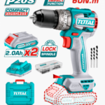 HE/TALADRO BATERÍA TOTAL 20V BL 1/2 PERC. 2BAT C/E