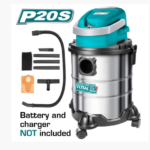 HE/ASPIRADORA TOTAL BATERÍA 20V 20LT S/B