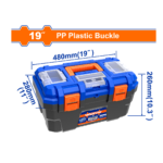 CAJA HERRAMIENTAS WADFOW PLÁSTICA 19