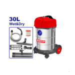 ASPIRADORA PARA SECO/HUMEDO 30 LITROS (8 GALONES) 1400W