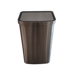 BAI13 BASURERO DE ACERO INOXIDABLE CON SENSOR 60L RECTANGULAR