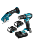 TALADRO PERCU MAKITA 12V+CARG+2BAT 1.5A + MULTICORTADOR