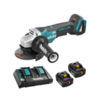 ESMERILADORA ANGULAR MAKITA 4 1/2" 18v +CAR DOBLE +2BAT 6A