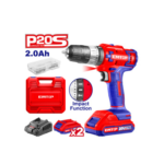 TALADRO PERCUTOR 3/8" 20V 45NM INALAMBRICO CON 50 ACCESORIOS