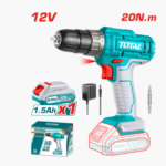 TALADRO TOTAL 12V 3/8 LITIO 600RPM