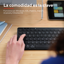 15 - TECLADO INALÁMBRICO TRUST RECARGABLE