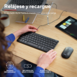 TECLADO INALÁMBRICO TRUST RECARGABLE - Imagen 4