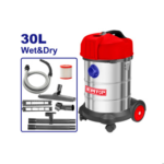 FE131 EMTOP ASPIRADORA PARA SECO/HUMEDO 30 LITROS (8 GALONES) 1400W ULVCR1401