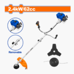 FE172 MOTOGUADAÑA WADFOW NYLON Y CUCHILLA 62CC