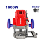 FE240 EMTOP ROUTER 1/2" Y 1/4" 1600W 22000RPM ULERR1601 (INLCUYE JUEGO DE CARBONES )