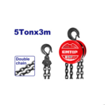FE105 EMTOP TECLE DE DOBLE CADENA 5 TONELADAS 3 METROS DE ELEVACION ECBK150