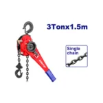 FE106 EMTOP TECLE DE CADENA 3 TONELADAS 1.5 METROS DE ELEVACION ECBK2030