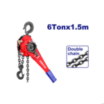 FE107 EMTOP TECLE DE DOBLE CADENA 6 TONELADAS 1.5 METROS DE ELEVACION ECBK2060