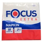 PL125 SERVILLETA PREMIUM FOCUS EXTRA BULTO DE 24 PAQUETES DE 50 UDS