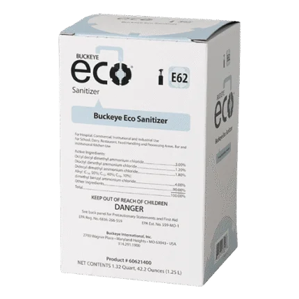 E62 Inner Carton 430x430 - ECBE62  SANITIZANTE PARA COCINAS E62 / Se diluye en 21,5 galones