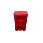 BP51 BASURERO PLASTICO CON TAPA Y PEDAL 30L ROJO