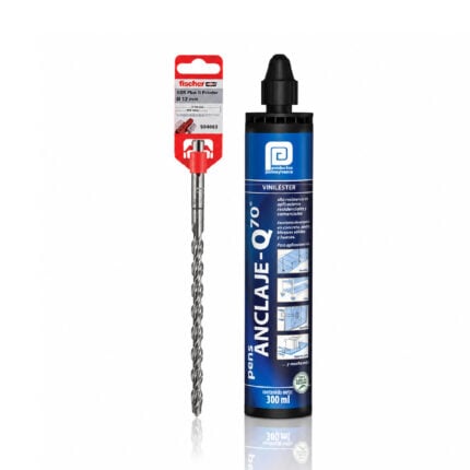 Kit de anclaje Q-70 con broca de concreto SDS Plus AVE1G107 de Productos Pennsylvania
