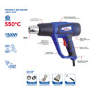 Pistola de calor 1500W 120V 60Hz para mantenimiento profesional