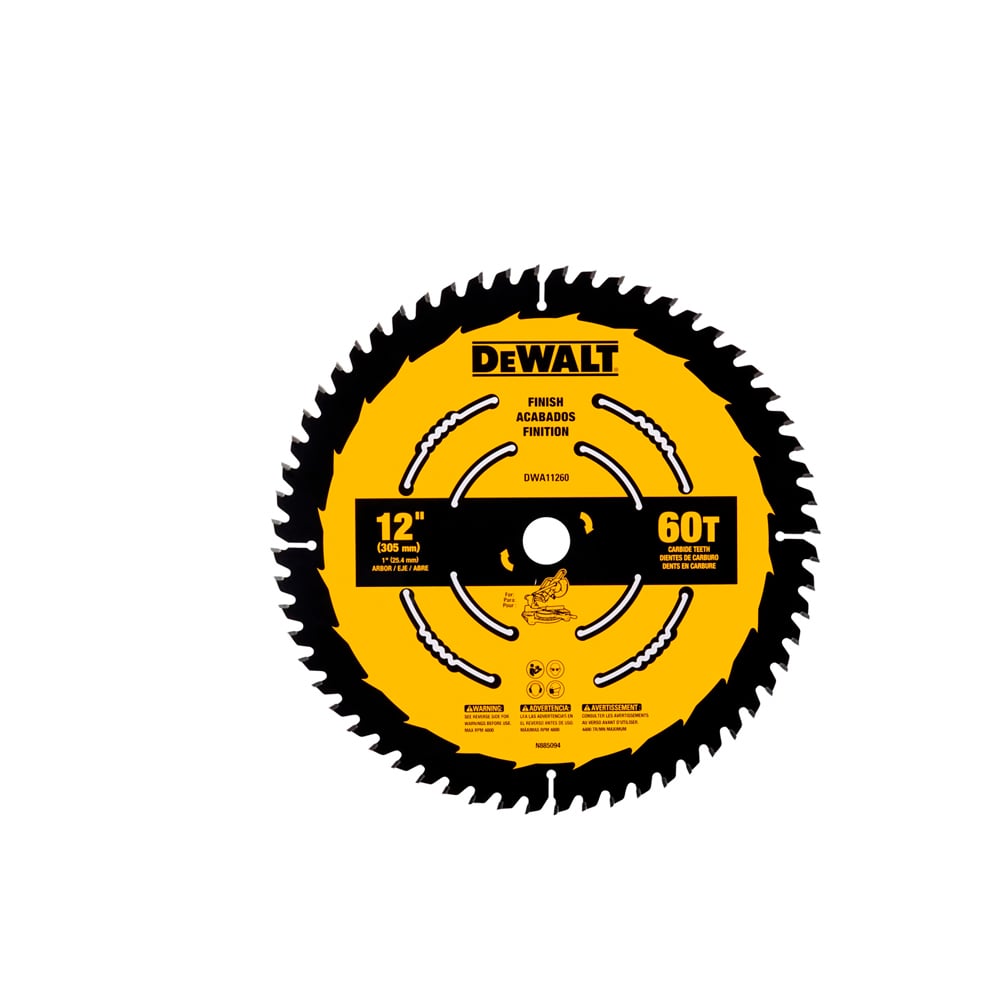 1065317338.jpg Disco de sierra 12 60 dientes madera DEWALT DWA11260