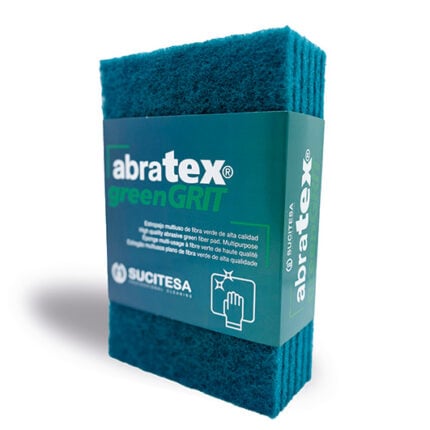 Estropajo de fibra verde ABRATEX GREEN GRIT 23x15 - estropajo multiuso