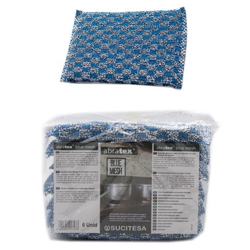 607495-1.jpg Almohadilla abrasiva ABRATEX BLUE MESH Sucitesa para fregado enérgico