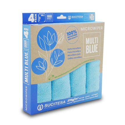 Paño de microfibra azul MICROWIPER MULTI BLUE PACK Sucitesa