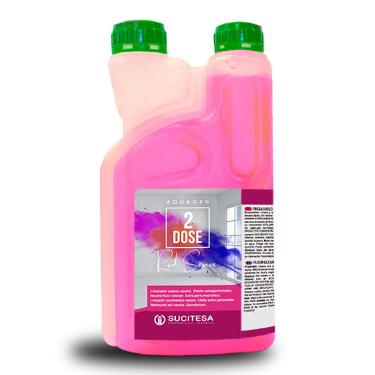 609699.jpg Limpiador de suelos neutro AQUAGEN 2DOSE RED SENSE 1L Sucitesa