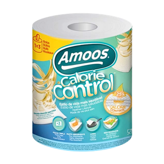 Toalla de papel Amoos Calorie Control triple hoja 109 hojas bulto 10 unidades