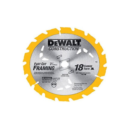 Disco de sierra para madera 7-1/4 18 dientes eje 5/8 DEWALT DW3192