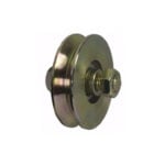 Polea en V de acero 60 mm para riel industrial