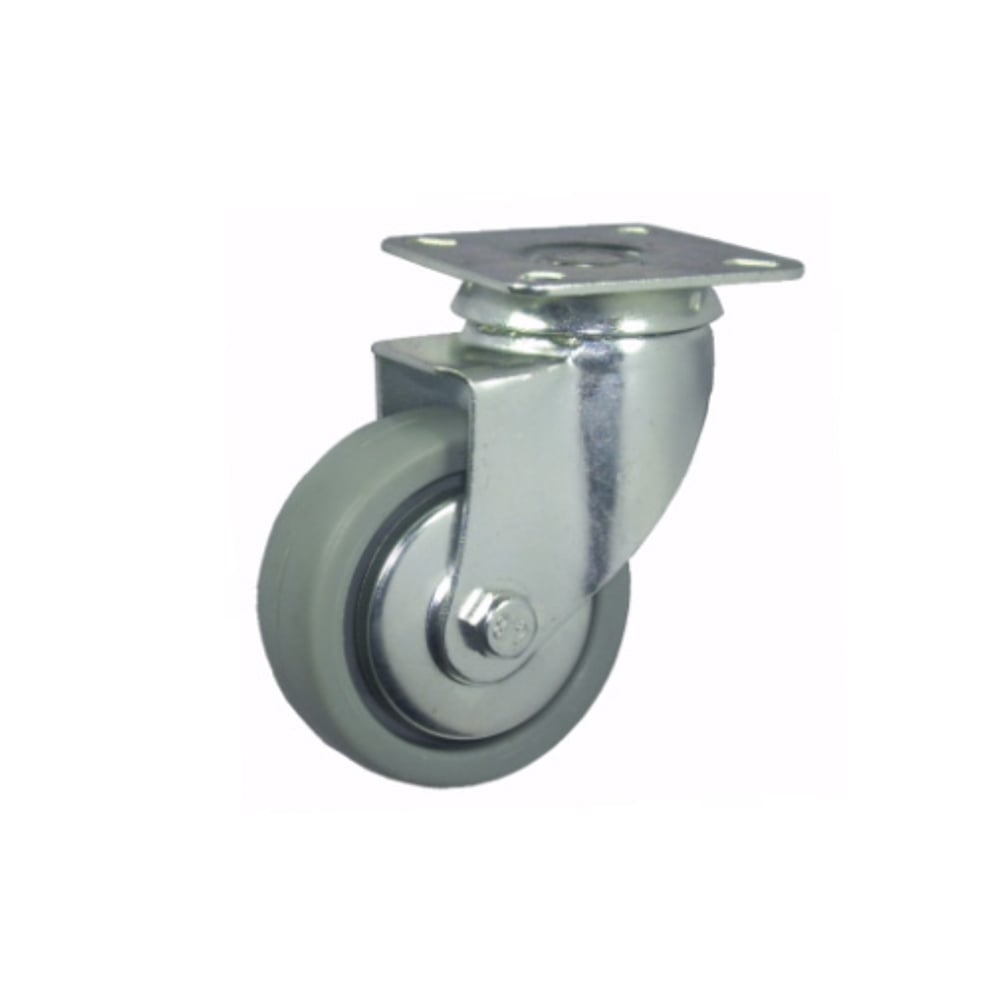 N_17107.jpg Rueda giratoria de polipropileno 60 mm con platina gris