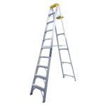 Escalera de aluminio 10 ft comercial 2B para mantenimiento en Costa Rica