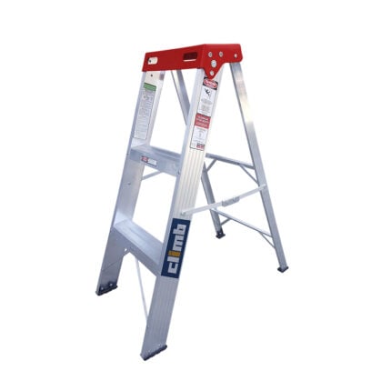 Escalera de aluminio 3 pies (2 peldaños) para mantenimiento
