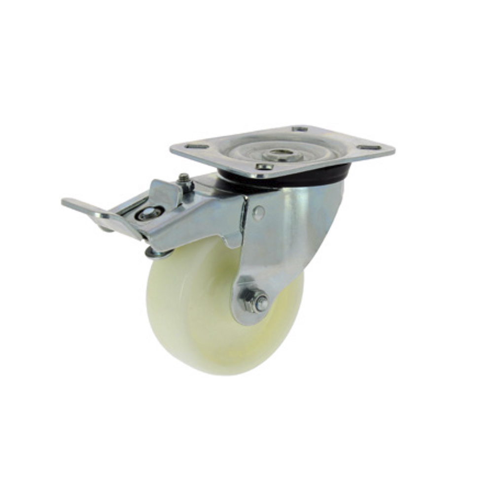 N_75333.jpg Rueda de nylon con freno 80 mm platina giratoria
