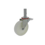 Rueda de nylon para andamio 200 mm con pin liso