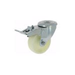 Rueda de nylon 125 mm para sistema con pin de freno