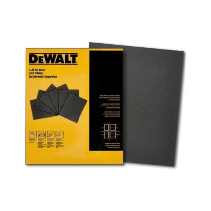 Lija para metal grano 60 9x11 DEWALT, paquete de 25 hojas