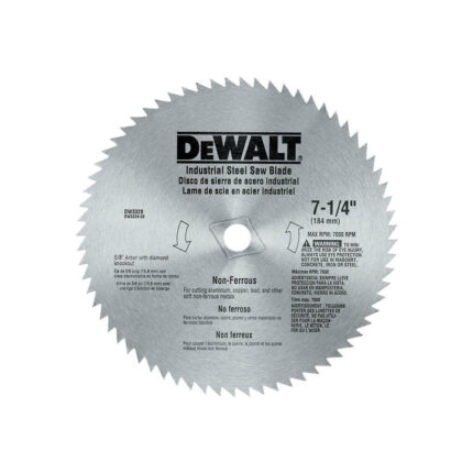 Disco sierra 7-1/4 68 dientes para plywood, PVC y laminado DEWALT DW3329
