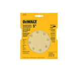 Disco de lija grano 80 DEWALT DW4301 con 8 agujeros (5U)